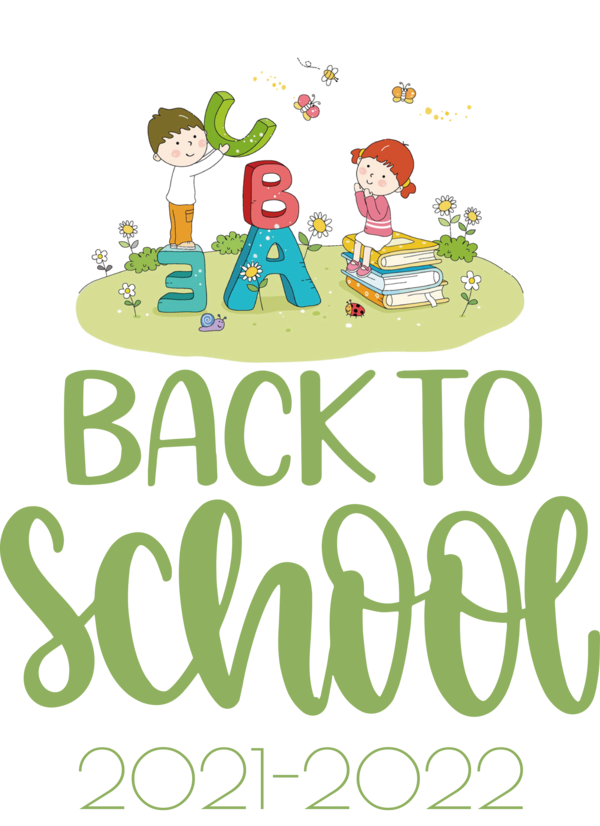 Transparent Back to School Logo Cartoon Line for Welcome Back to School for Back To School