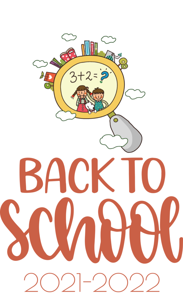 Transparent Back to School Cartoon Logo Character for Welcome Back to School for Back To School
