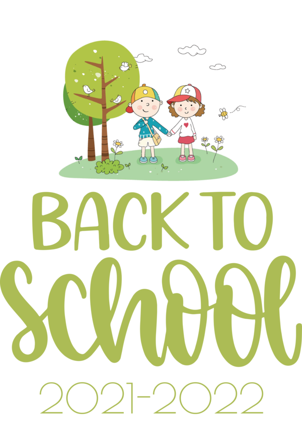 Transparent Back to School Logo Green Behavior for Welcome Back to School for Back To School