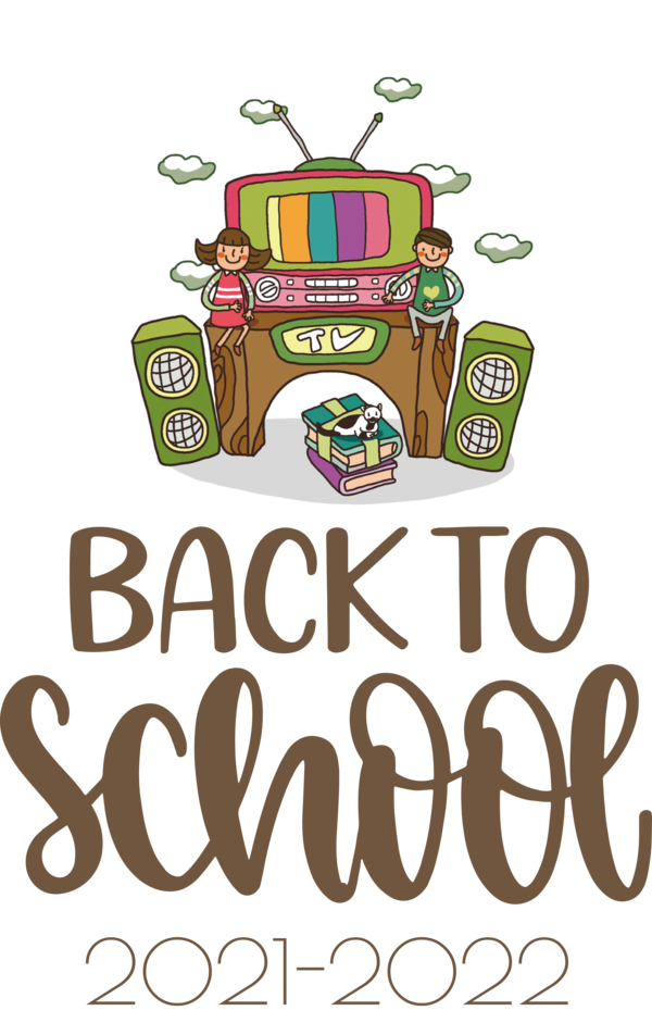 Transparent Back to School Logo Design Line for Welcome Back to School for Back To School