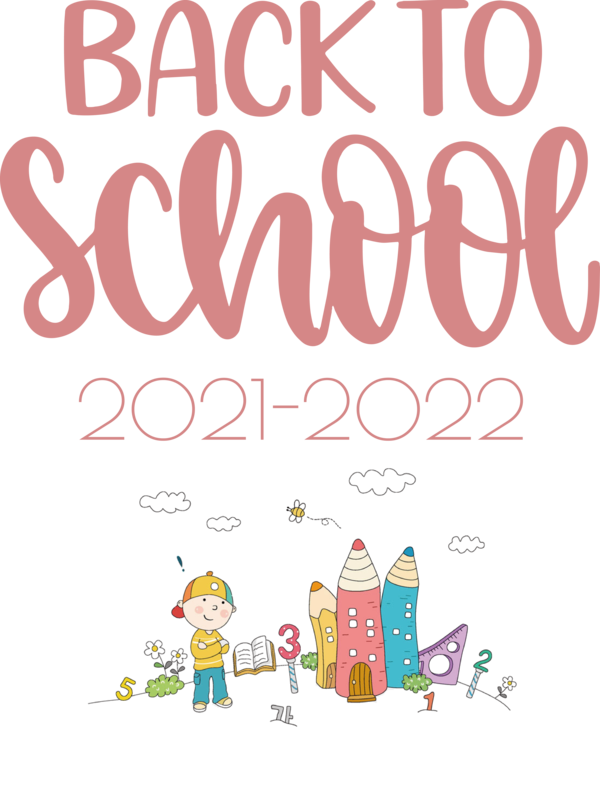 Transparent Back to School Logo Design Line for Welcome Back to School for Back To School