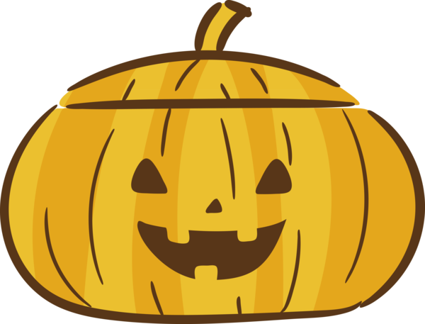 Transparent Halloween Jack-o'-lantern Pumpkin Lantern for Halloween Boo for Halloween
