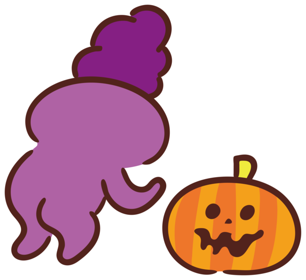 Transparent Halloween Cartoon Icon Emoticon for Halloween Boo for Halloween