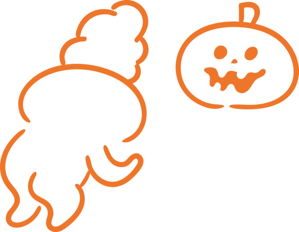 Transparent Halloween Happiness Emoticon Cartoon for Halloween Boo for Halloween