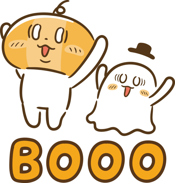 Transparent Halloween Cartoon Drawing Comics for Halloween Boo for Halloween