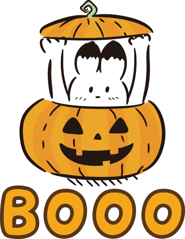 Transparent Halloween Street art Logo Poster for Halloween Boo for Halloween