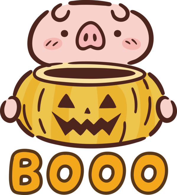 Transparent Halloween Drawing Emoji Icon for Halloween Boo for Halloween