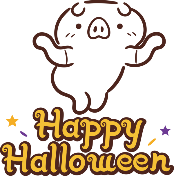 Transparent Halloween Cartoon Plant Happiness for Happy Halloween for Halloween