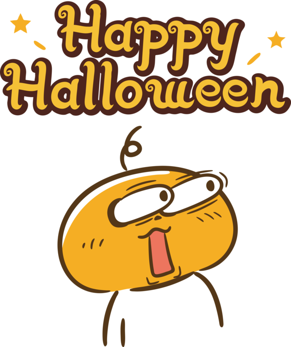Transparent Halloween Cartoon Smiley Emoticon for Happy Halloween for Halloween