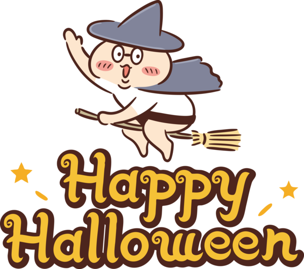 Transparent Halloween Cartoon Logo Recreation for Happy Halloween for Halloween