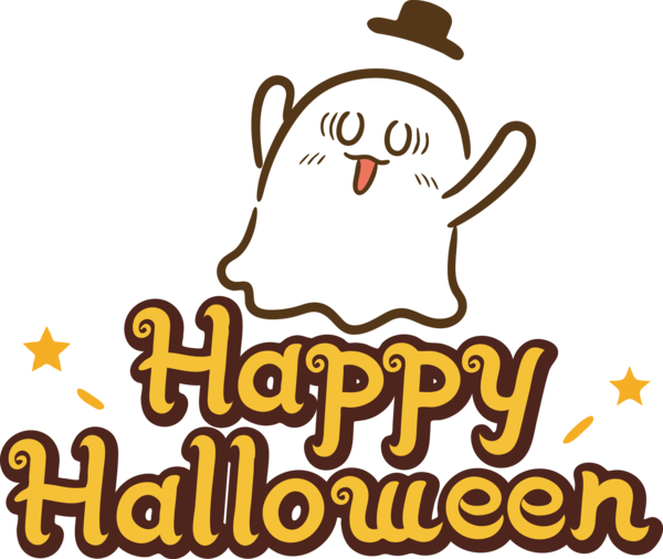 Transparent Halloween Cartoon Line Recreation for Happy Halloween for Halloween