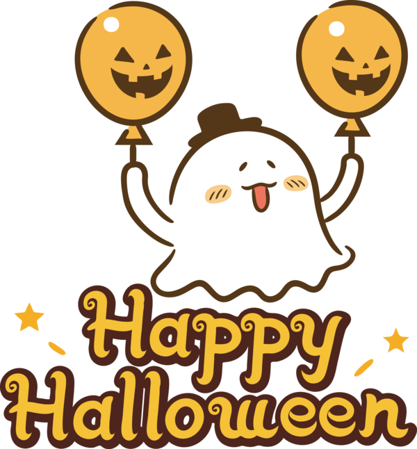 Transparent Halloween Smiley Yellow Icon for Happy Halloween for Halloween