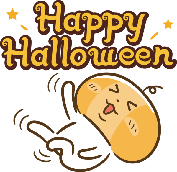 Transparent Halloween Honey Bear's BBQ Emoticon Happiness for Happy Halloween for Halloween