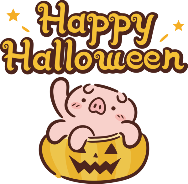 Transparent Halloween Cartoon Happiness Behavior for Happy Halloween for Halloween