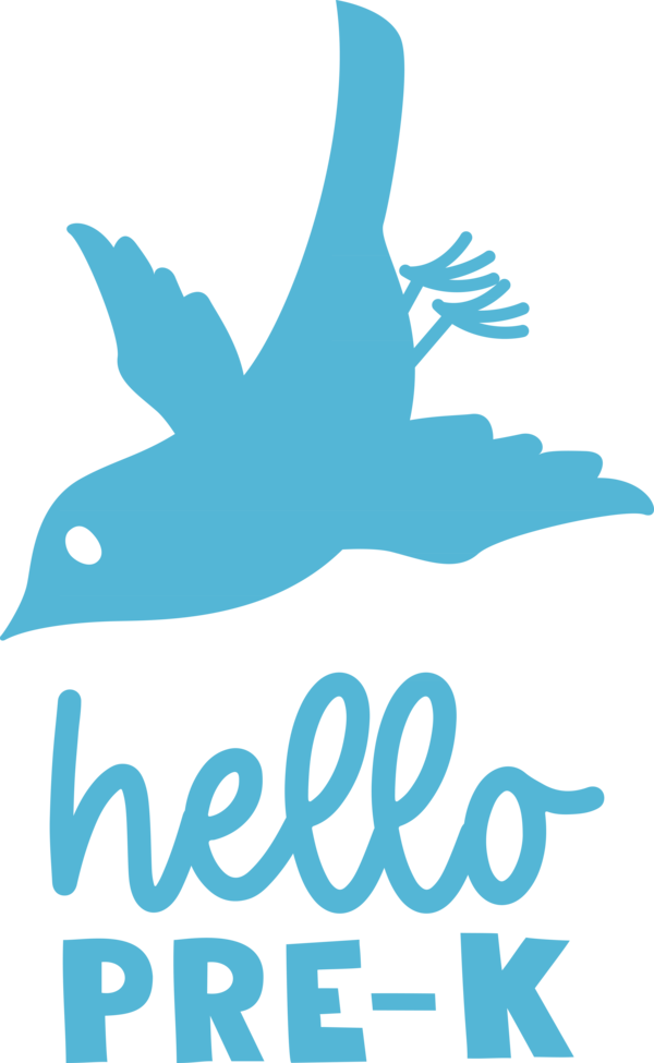 Transparent Back to School Logo Design Beak for Hello Pre school for Back To School