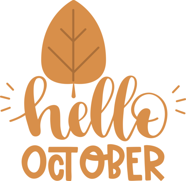 Transparent Thanksgiving Logo Commodity for Hello October for Thanksgiving