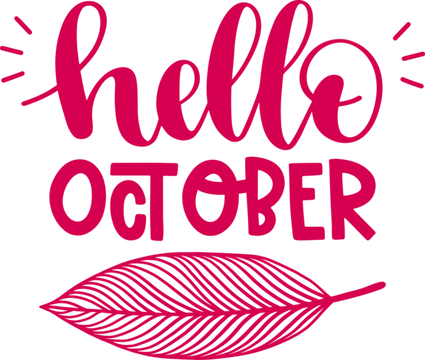 Transparent Thanksgiving Design Logo Line for Hello October for Thanksgiving