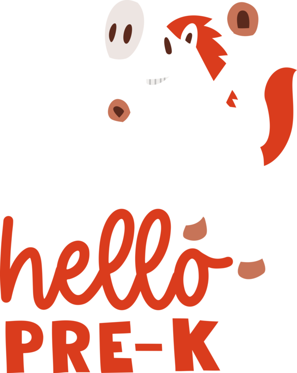 Transparent Back to School Design Logo Line for Hello Pre school for Back To School