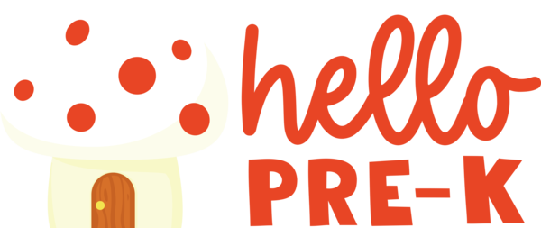 Transparent Back to School Cartoon Logo Design for Hello Pre school for Back To School