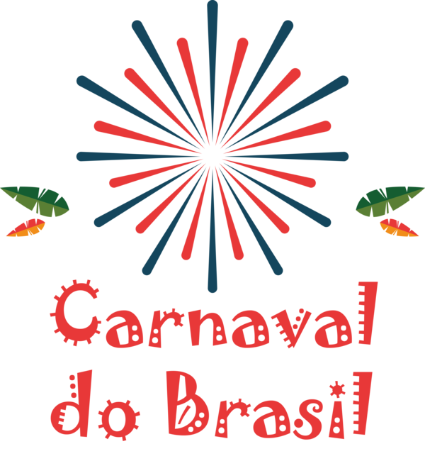 Transparent Brazilian Carnival Flower LINE for Carnaval for Brazilian Carnival