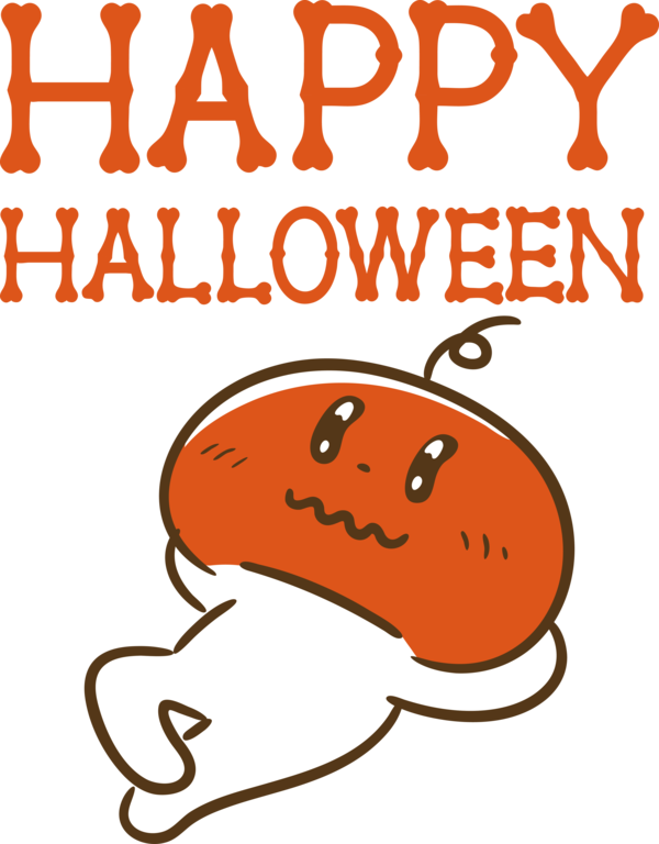 Transparent Halloween Cartoon Happiness Produce for Happy Halloween for Halloween