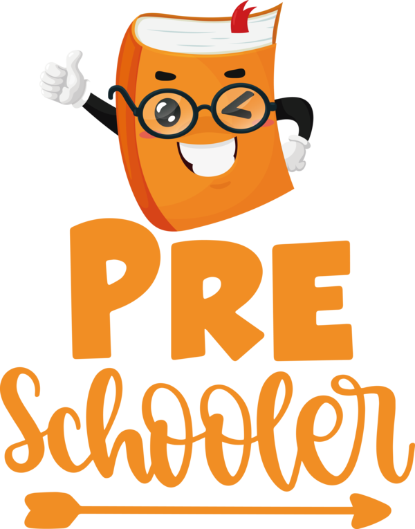 Transparent Back to School Logo Cartoon Line for Hello Pre school for Back To School