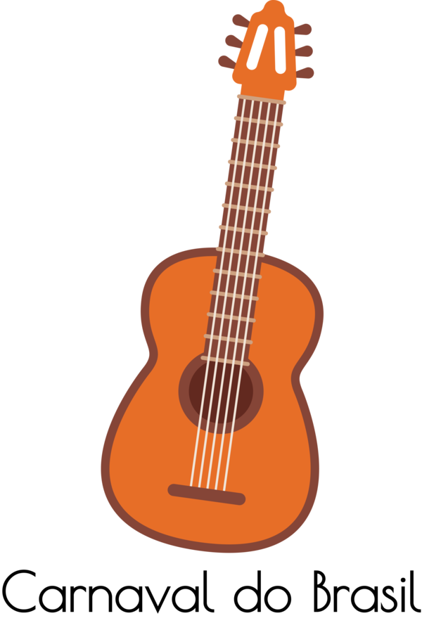 Transparent Brazilian Carnival Electric Guitar Guitar Acoustic Guitar for Carnaval for Brazilian Carnival