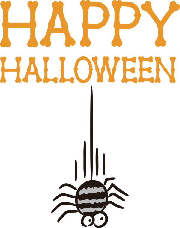 Transparent Halloween Logo Line Tree for Happy Halloween for Halloween