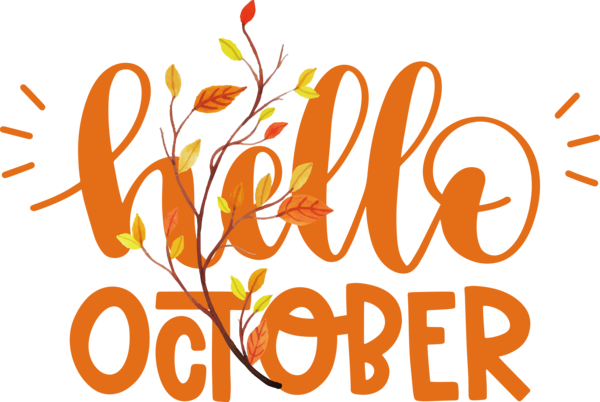 Transparent Thanksgiving Logo Corsica Regional Park Floral design for Hello October for Thanksgiving