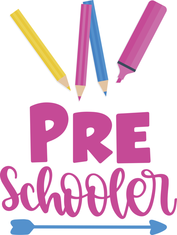 Transparent Back to School Logo Design Line for Hello Pre school for Back To School