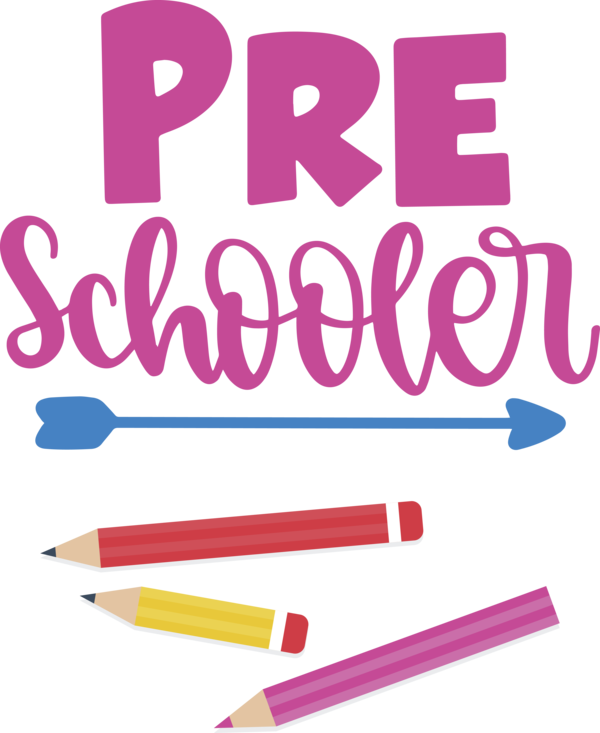 Transparent Back to School Logo Design Line for Hello Pre school for Back To School