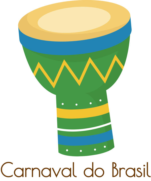 Transparent Brazilian Carnival Drum Hand Drum Carnival for Carnaval for Brazilian Carnival