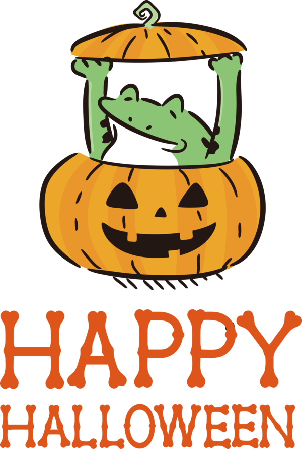Transparent Halloween Pumpkin Jack-o'-lantern Pumpkin pie for Happy Halloween for Halloween