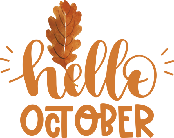 Transparent Thanksgiving Logo Commodity Line for Hello October for Thanksgiving