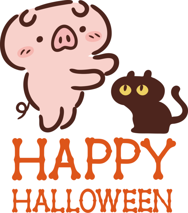 Transparent Halloween Design Icon Painting for Happy Halloween for Halloween