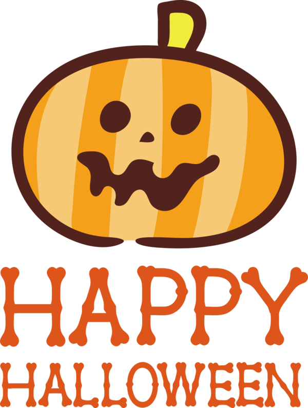 Transparent Halloween Jack-o'-lantern Smiley Happiness for Happy Halloween for Halloween