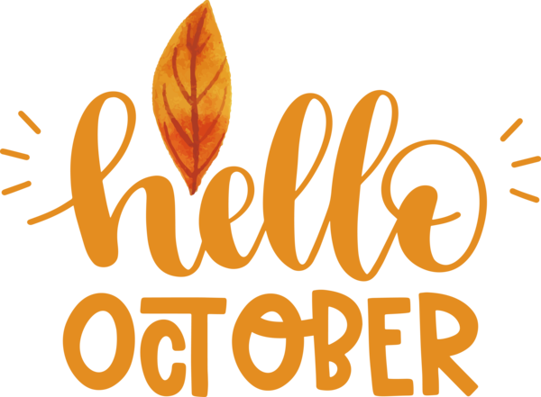 Transparent Thanksgiving Logo Commodity Produce for Hello October for Thanksgiving