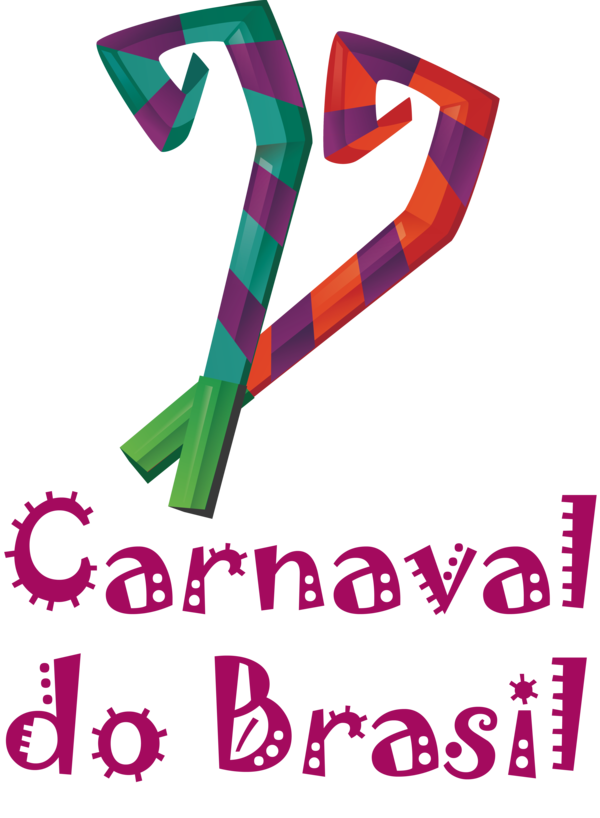 Transparent Brazilian Carnival Logo Design LINE for Carnaval for Brazilian Carnival