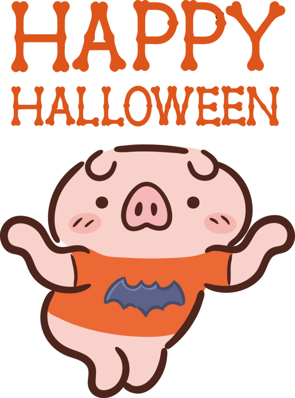 Transparent Halloween Cartoon Snout Happiness for Happy Halloween for Halloween