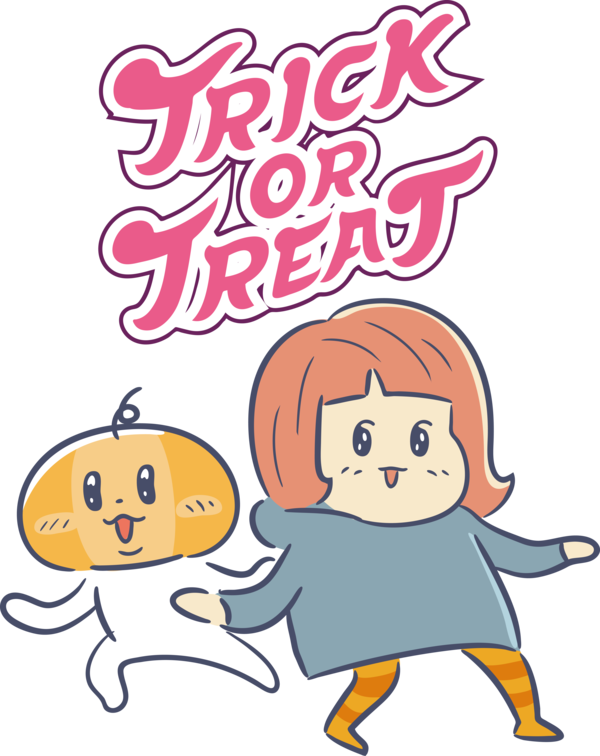 Transparent Halloween Cartoon Drawing Comics for Trick Or Treat for Halloween