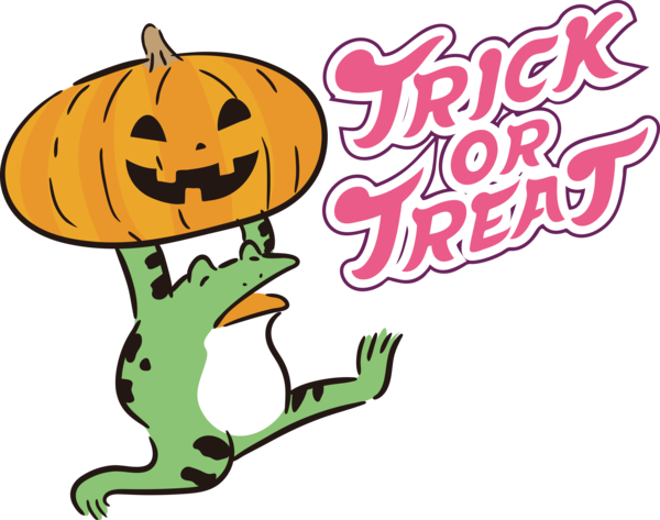 Transparent Halloween Frogs Tree frog Cartoon for Trick Or Treat for Halloween