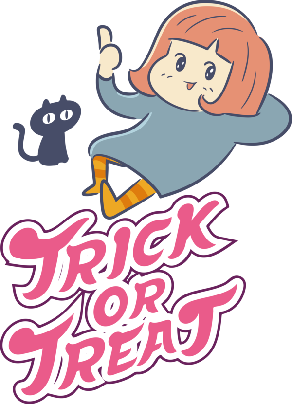 Transparent Halloween Cartoon Drawing traditionally animated film for Trick Or Treat for Halloween