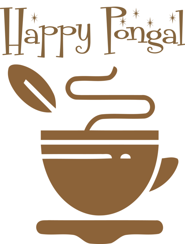 Transparent Pongal Coffee Coffee cup Logo for Thai Pongal for Pongal