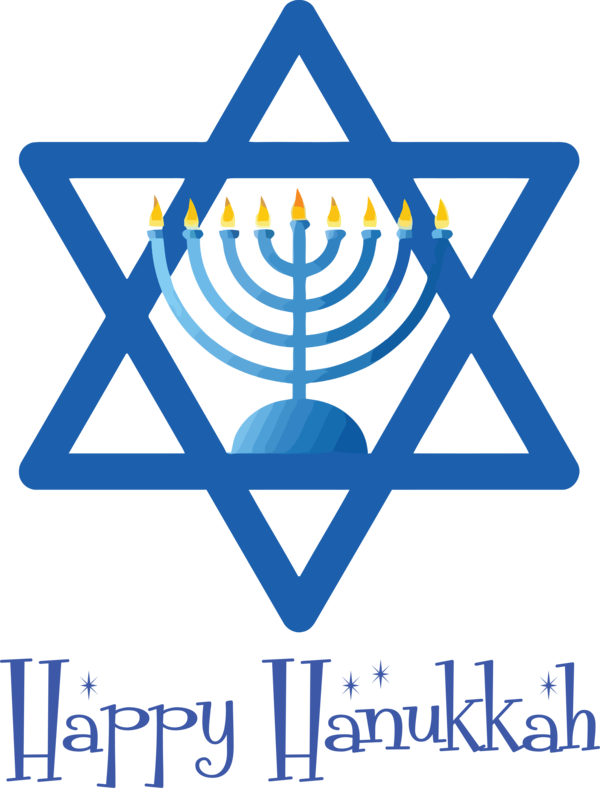 Transparent Hanukkah Star of David Symbol Jewish people for Happy Hanukkah for Hanukkah