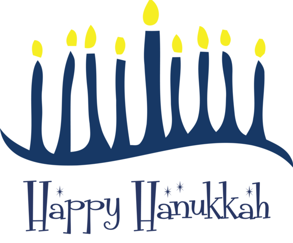 Transparent Hanukkah Logo Line Happiness for Happy Hanukkah for Hanukkah