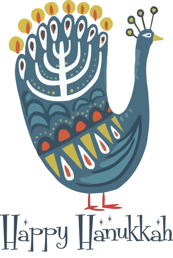 Transparent Hanukkah Painting Drawing Design for Happy Hanukkah for Hanukkah