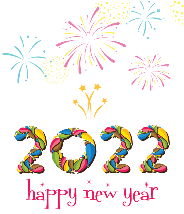 Transparent New Year Design Line Pattern for Happy New Year 2022 for New Year