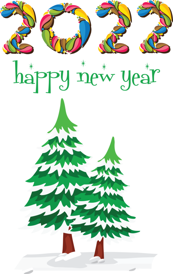Transparent New Year New Year Christmas Day New Year tree for Happy New Year 2022 for New Year