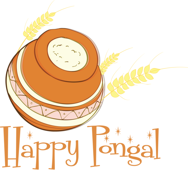 Transparent Pongal Logo Commodity Produce for Thai Pongal for Pongal