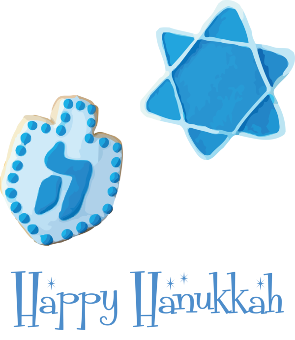 Transparent Hanukkah Logo Festival Painting for Happy Hanukkah for Hanukkah
